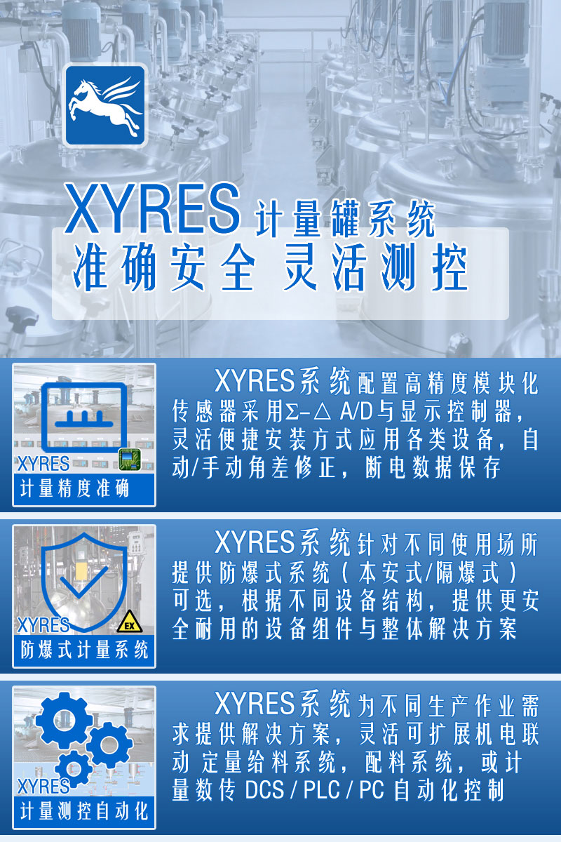 XYRES電子計(jì)量罐系統(tǒng)應(yīng)用與行業(yè)方案
